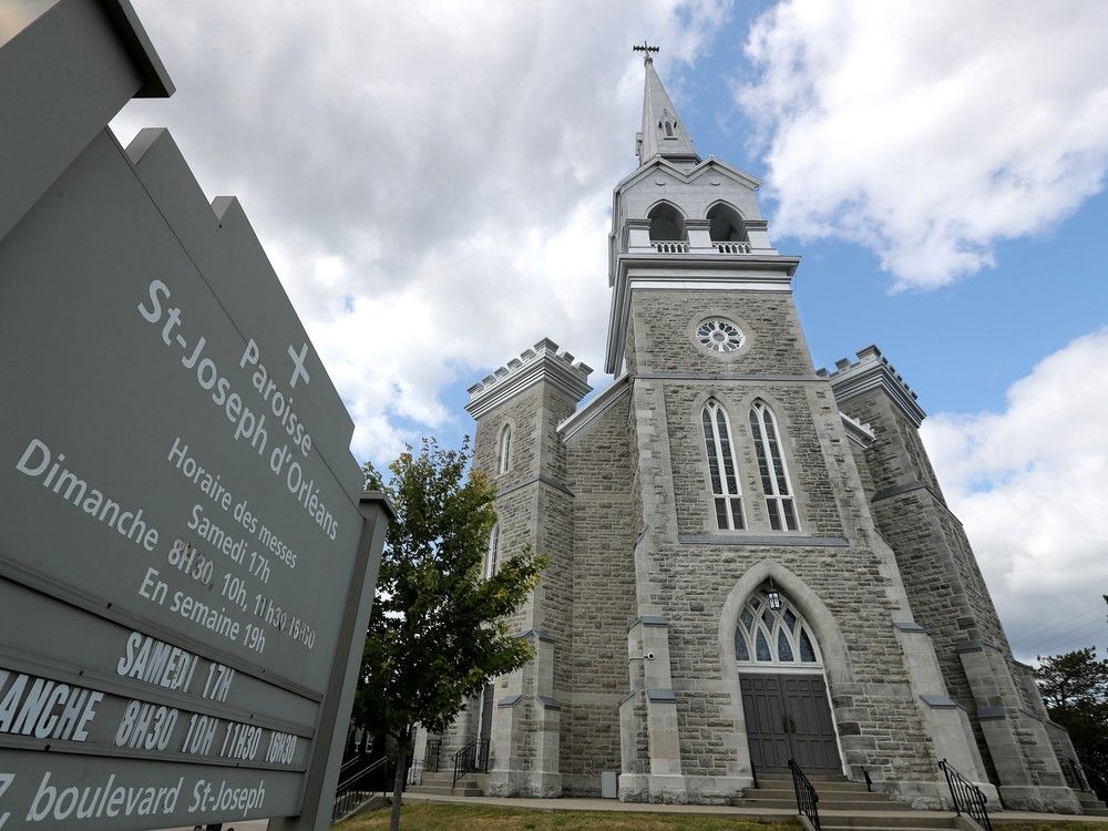  An exterior view of Église Saint-Joseph d’Orléans at 2757 St. Joseph Blvd. in Orléans.