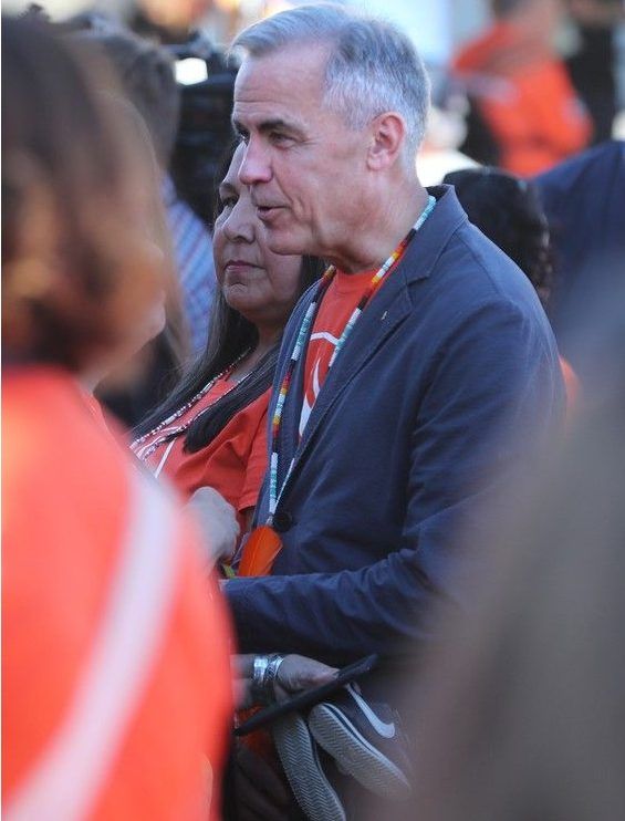  Prime Minister Mark Carney, along with other VIPs, attended the event on the lawn of Parliament Hill to mark the National Day for Truth and Reconciliation.