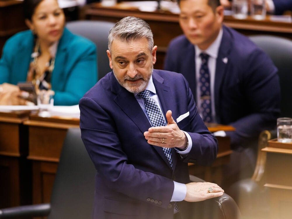  Education Minister Paul Calandra is seen here in a file photo during Question Period in the Ontario Legislature in May.