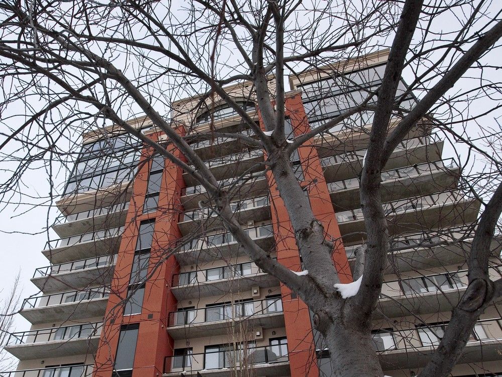 File photo of an apartment building