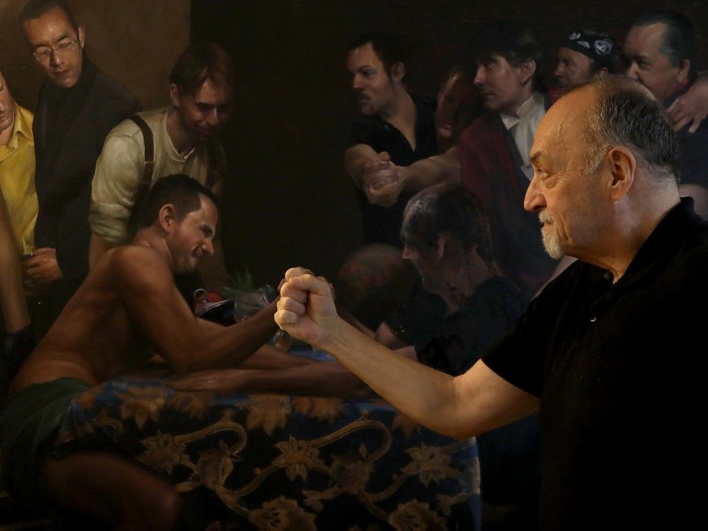 Bill Staubi is now rebuilding his art collection, though it will be much smaller. Bill Staubi is now rebuilding his art collection, though it will be much smaller.