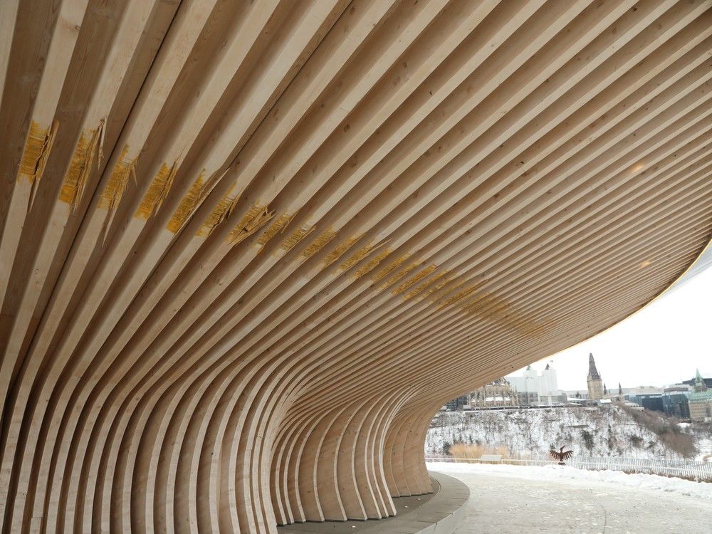  The new lookout at Kiweki Point has been damaged by a school bus, the NCC said.