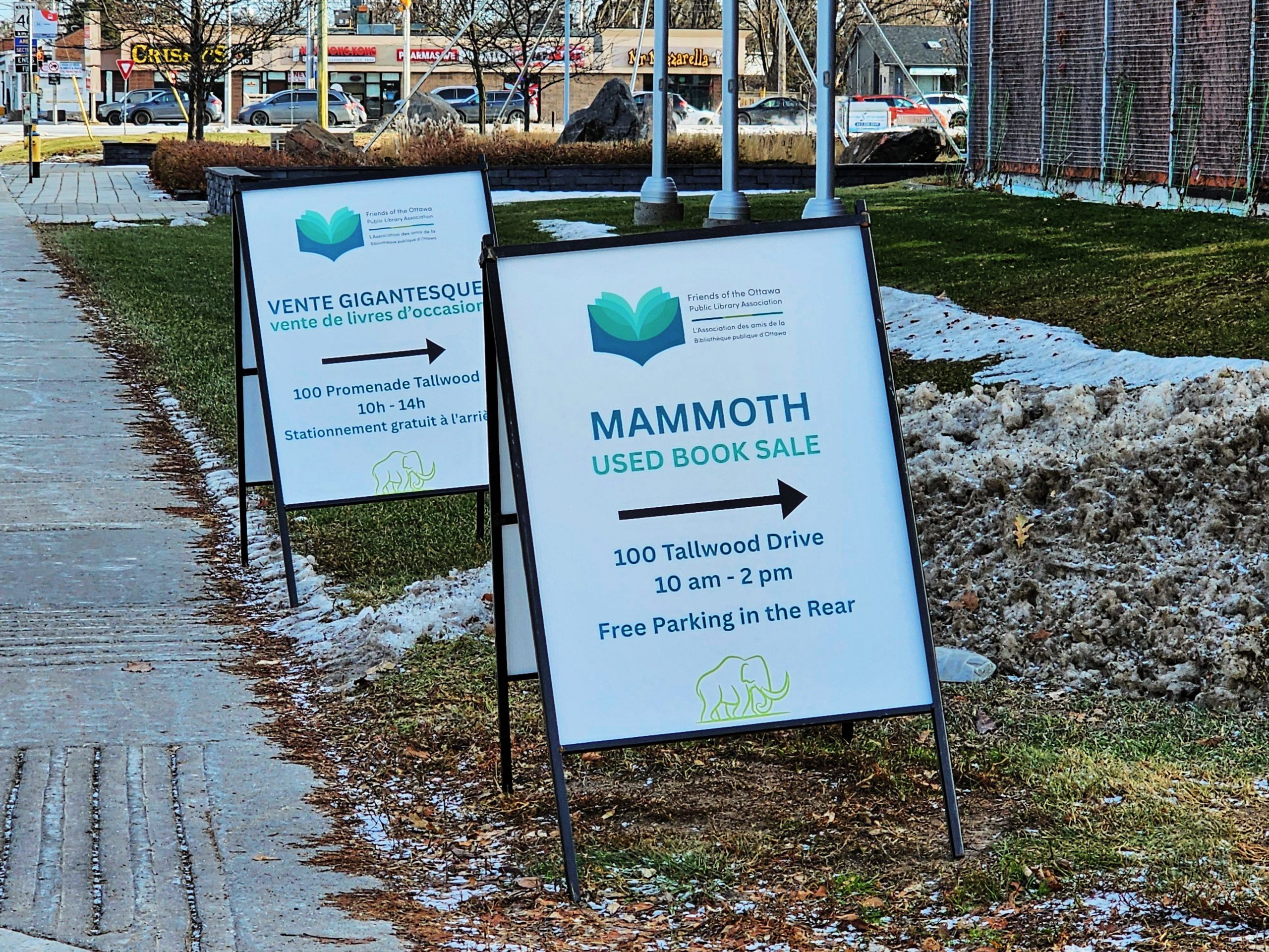  A monthly “Mammoth Sale” at the Friends of the Ottawa Public Library’s Tallwood Drive distribution centre, where thousands of donated books, CDs and DVDs move through the room in a single day.
