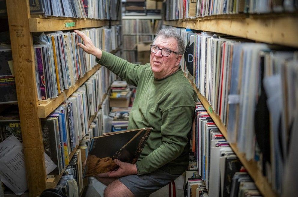 John Thompson, owner of The Record Centre