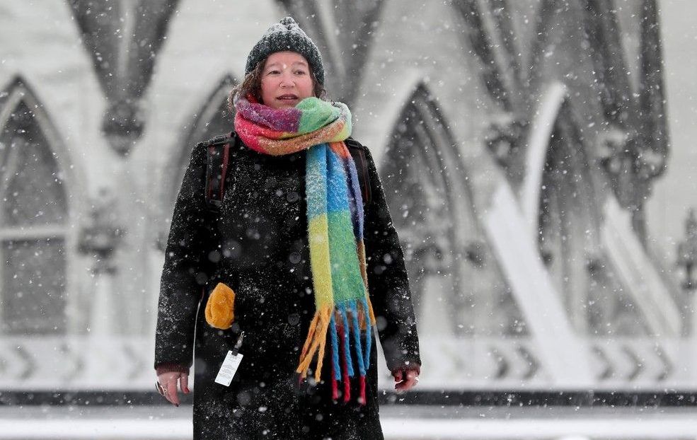 Interpreter Alionka Skup, president of the Canadian chapter of the International Association of Conference Interpreters. Interpreter Alionka Skup, president of the Canadian chapter of the International Association of Conference Interpreters.