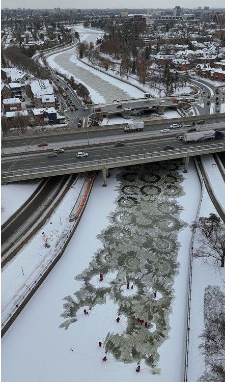 The NCC started the process of flooding the Rideau Canal near Bank Street in Ottawa on Monday.