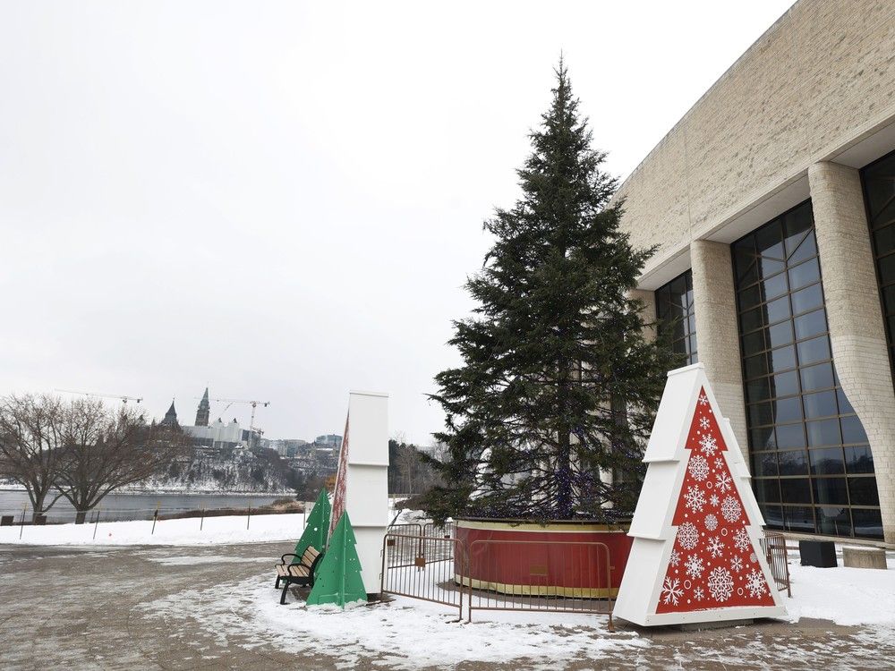  OTTAWA – Dec 3, 2025 — The Christmas tree at Canadian Museum of History in Gatineau is relatively small this year, especially compared to what’s in store for 2026.