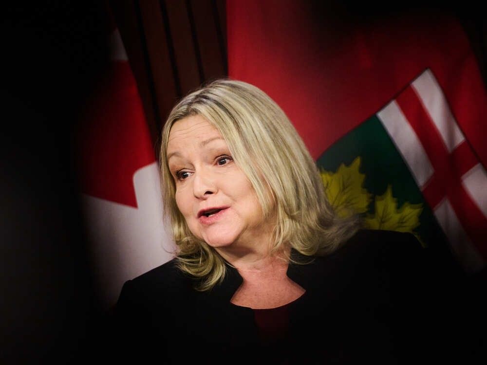 Ontario's auditor general Shelley Spence speaks to media following the release of her annual report at the Ontario legislature in Toronto, on Tuesday.