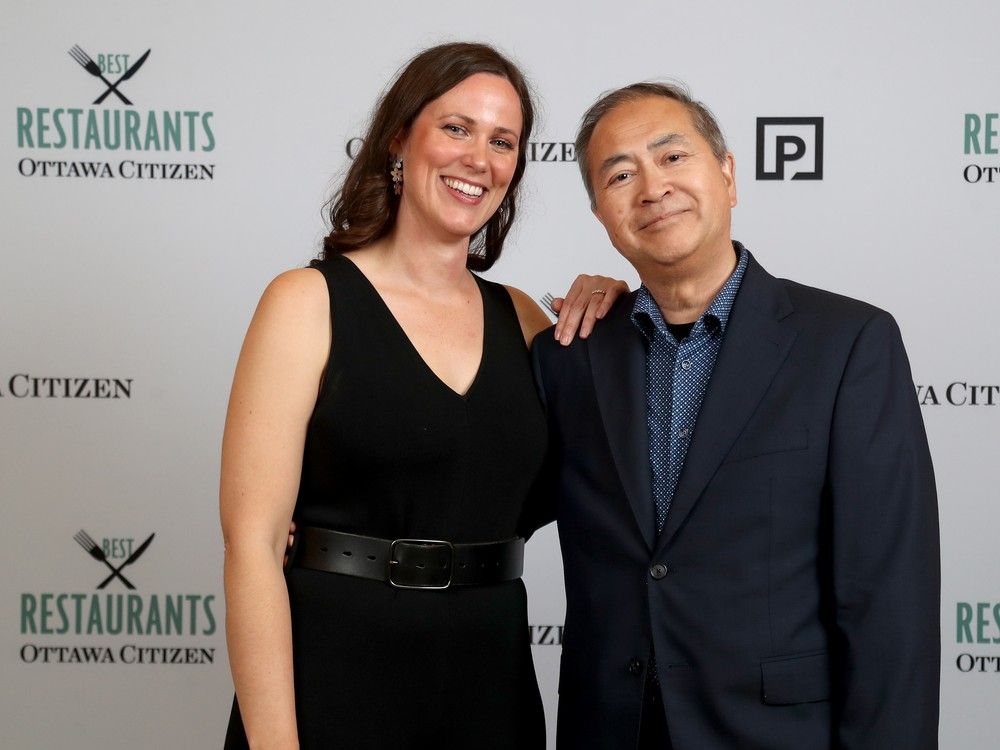 Ottawa Citizen Editor-in-chief Nicole Feriancek and Citizen’s food critic Peter Hum at the inaugural Ottawa Citizen Best Restaurants event, Oct. 6, 2025. Ottawa Citizen Editor-in-chief Nicole Feriancek and Citizen’s food critic Peter Hum at the inaugural Ottawa Citizen Best Restaurants event, Oct. 6, 2025.
