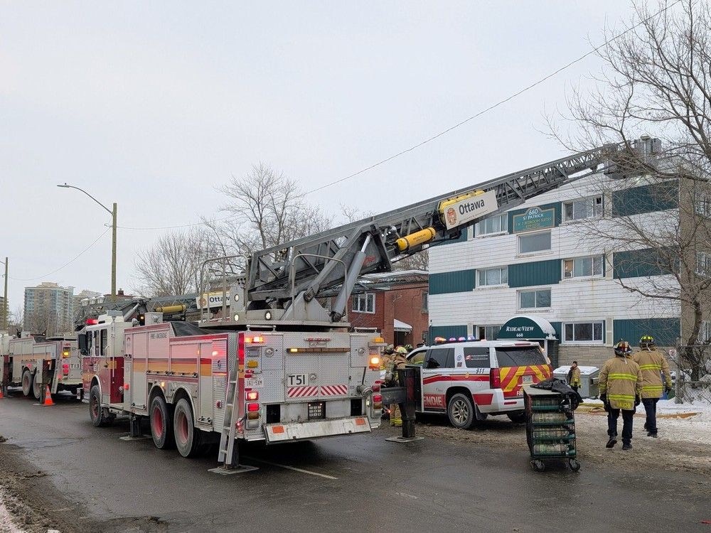 Ottawa fire crews called to St. Patrick Street apartment building