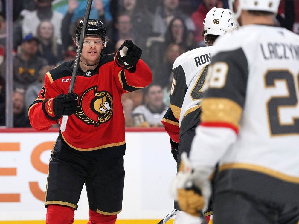 Senators player grades: Halliday has career night, Cozens scores twice in blowout win over Golden Knights
