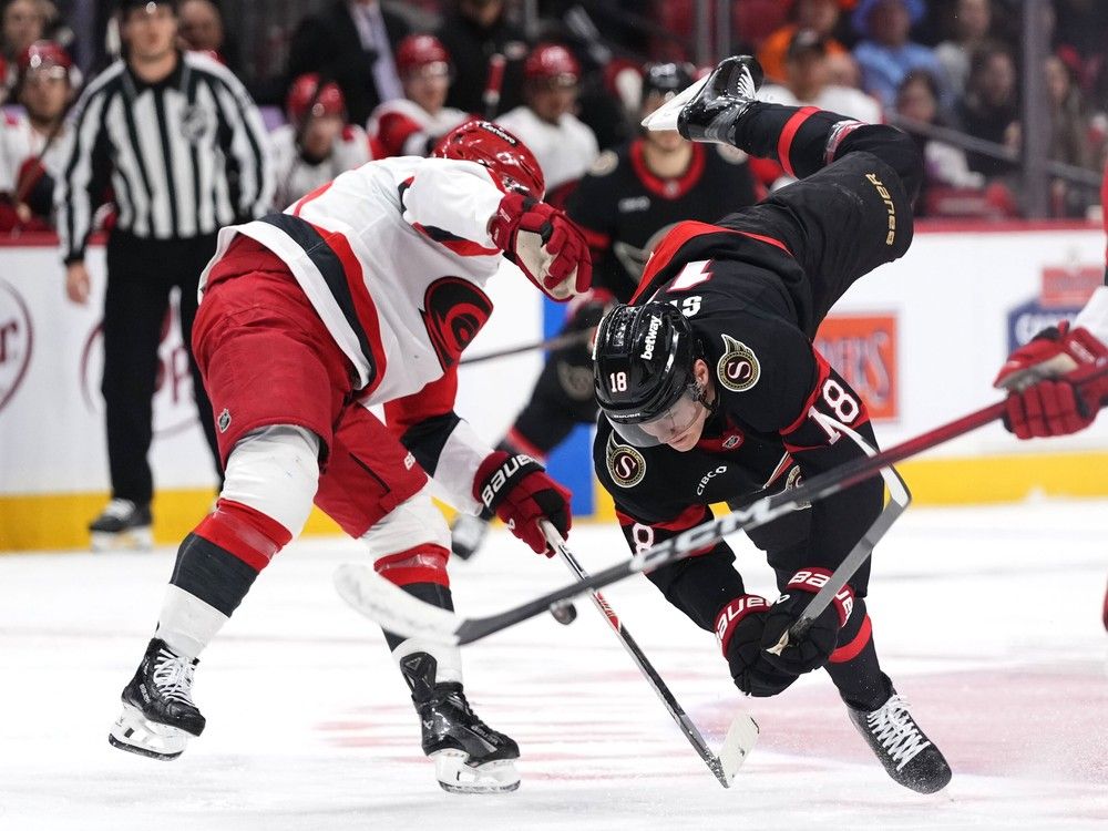 A skid continued with a 4-1 defeat against the Carolina Hurricanes on home ice.