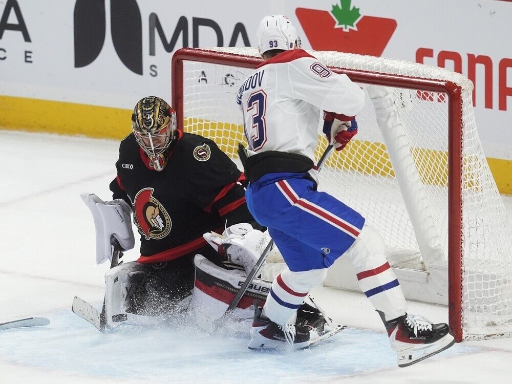 Frustrated Ottawa Senators say "they need more than 10 saves" to win after late loss to Montreal Canadiens