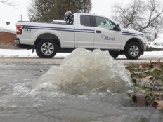 Ottawa water pipe broken