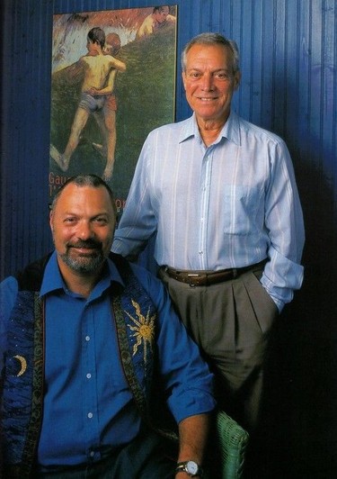 Philippe Hébert (on the left, bearded) and Richard Rutherford