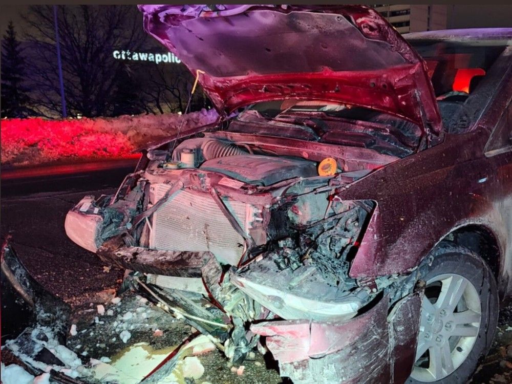  An Ottawa teenager is facing charges after an OPP cruiser at the scene of a collision on Highway 417 was struck from behind.