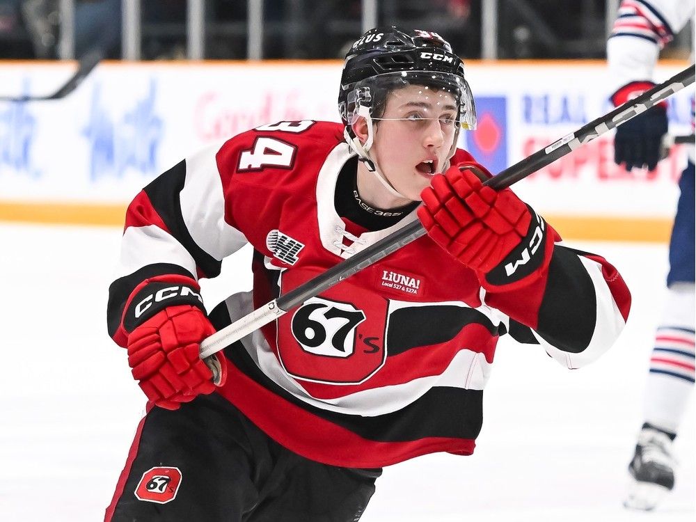 How did the red-hot Ottawa 67's improve their status as one of the top teams in the country?
