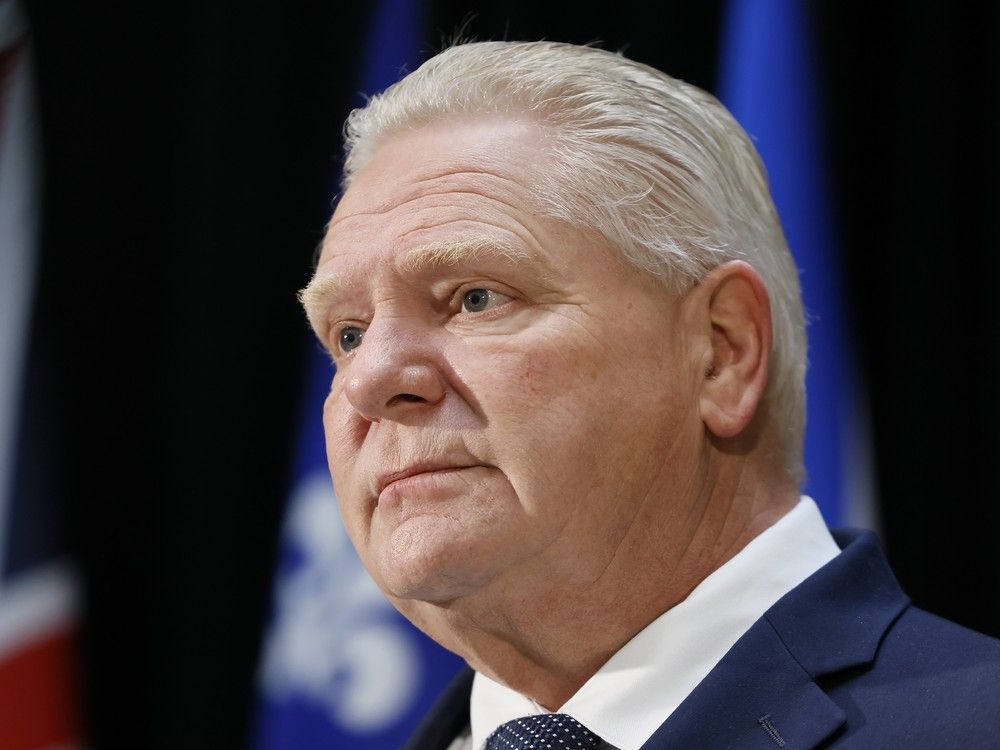 Ontario’s Premier Doug Ford. Ontario’s Premier Doug Ford.