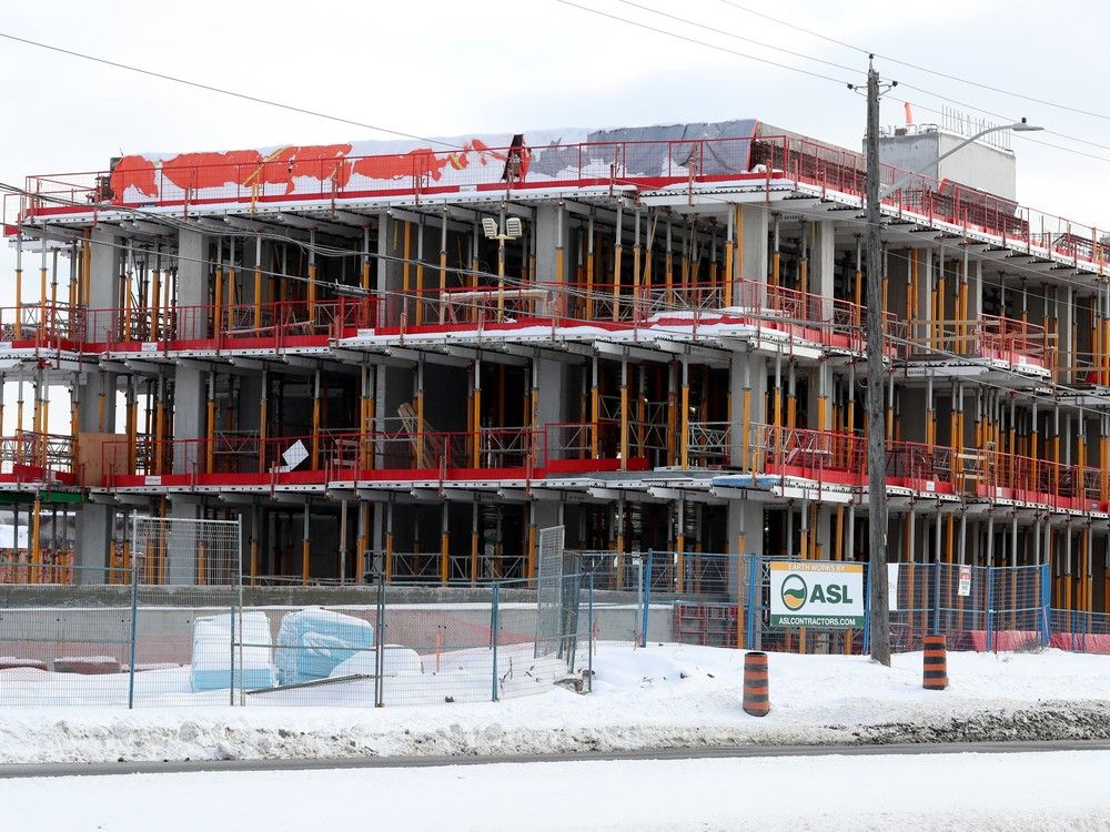 Housing construction in near Mooney’s Bay in a file photo. Housing construction in near Mooney’s Bay in a file photo.