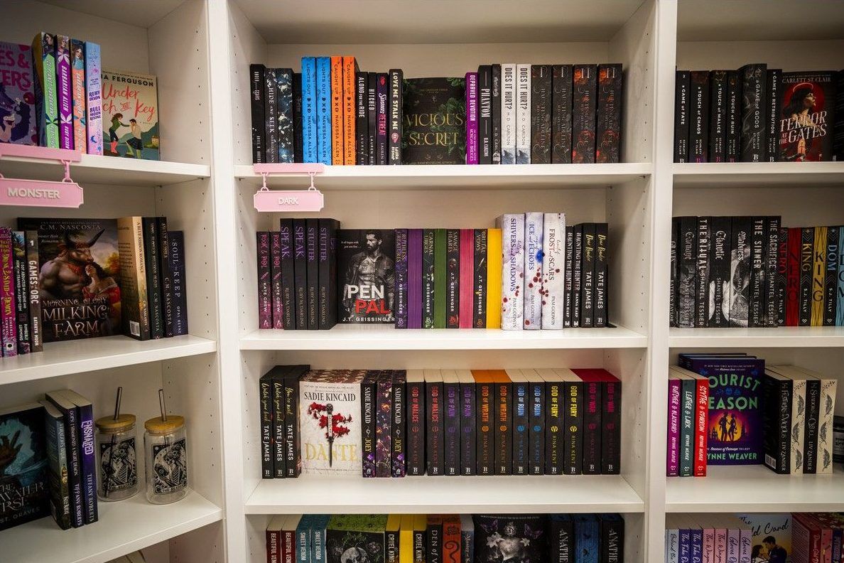 Romance titles line the shelves inside Evermore Books, Ottawa’s first romance-only bookstore, ahead of its opening in the Glebe. Romance titles line the shelves inside Evermore Books, Ottawa’s first romance-only bookstore, ahead of its opening in the Glebe.