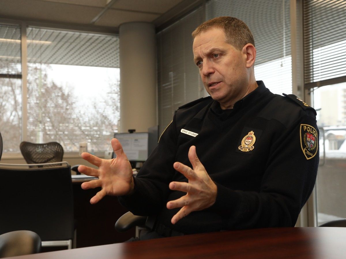 Ottawa Police Chief Eric Stubbs in a file photo.