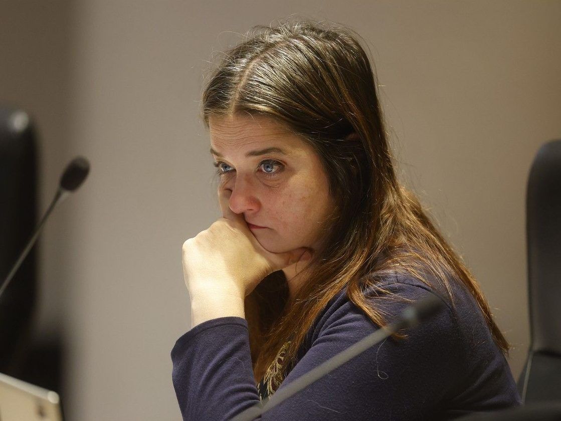  Ottawa councillor Marty Carr during a city council meeting in a file photo.