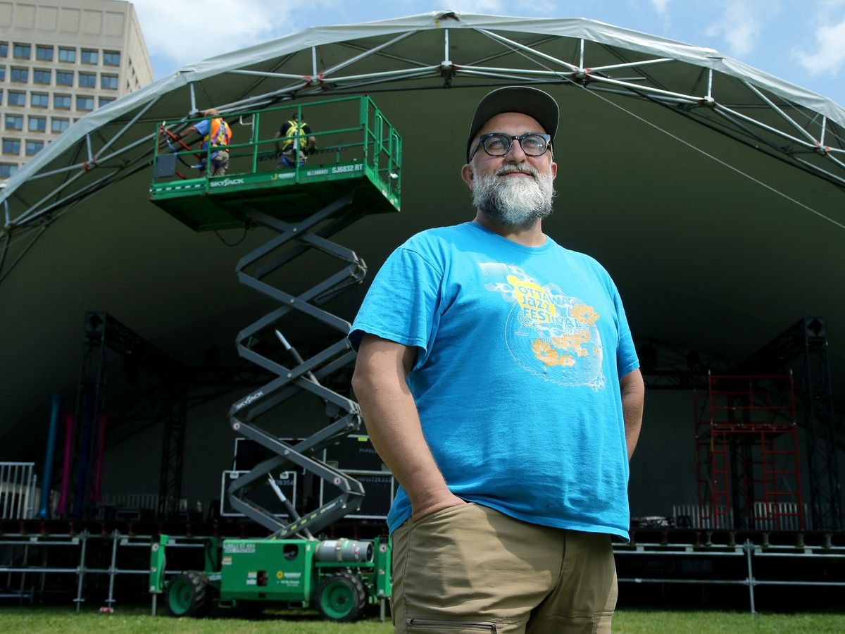  Petr Cancura, executive and artistic director of the Ottawa Jazz Festival.
