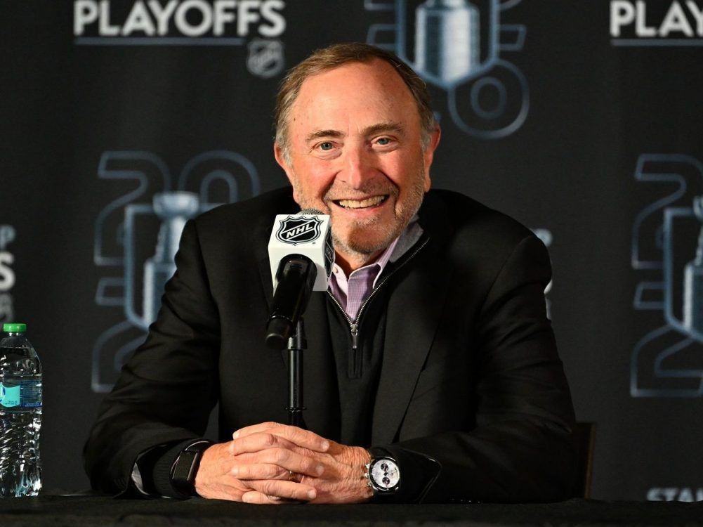 NHL commissioner Gary Bettman says he felt it was appropriate to give Senators a first-round pick this spring