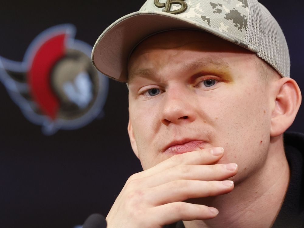  Ottawa Senators captain Brady Tkachuk.