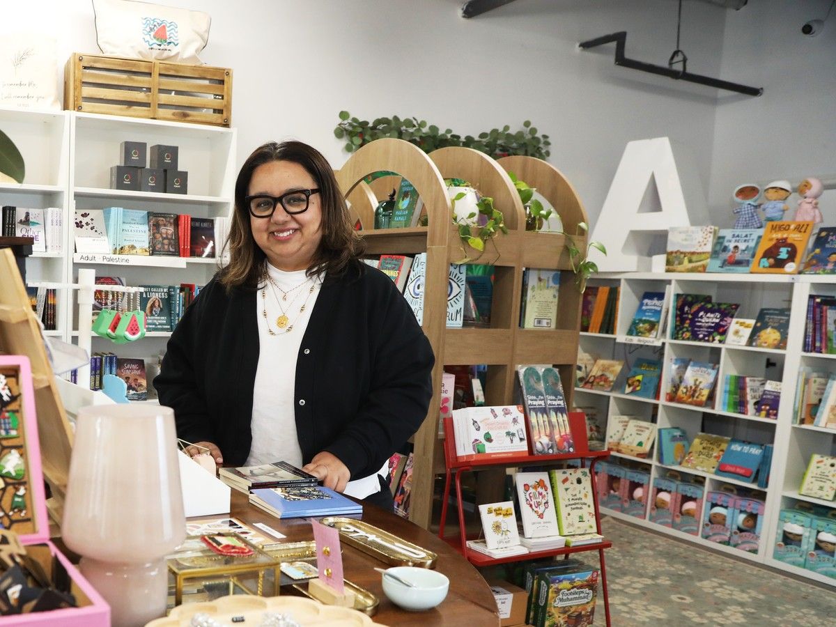 Amna Hakim has set aside part of Love Lyla Books for pop-ups, giving newer small businesses a chance to try out selling their products in the same spirit that helped her get started.