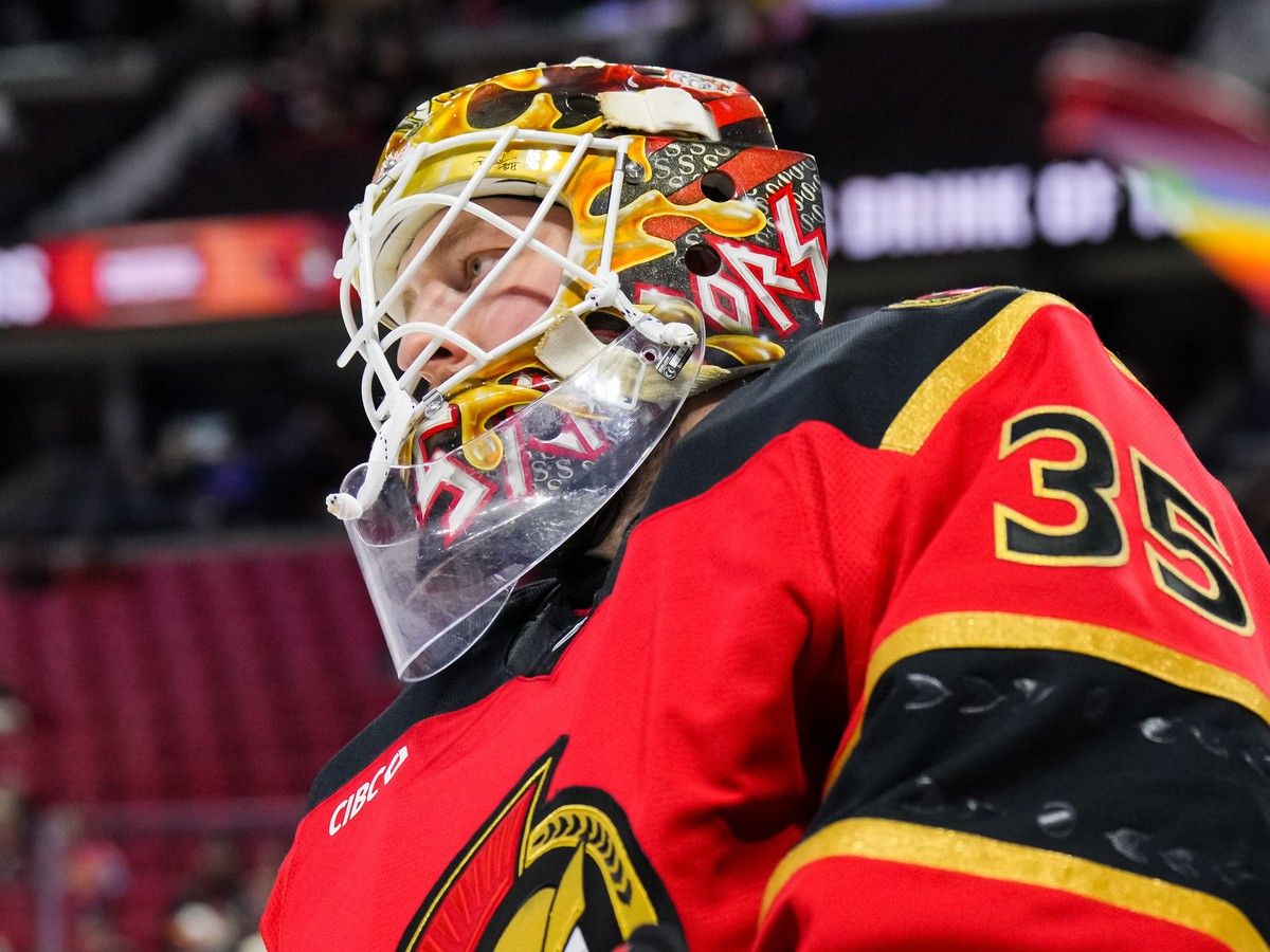 Senators goaltender Linus Ullmark on his Masterton Trophy nomination, and his battle with mental health issues
