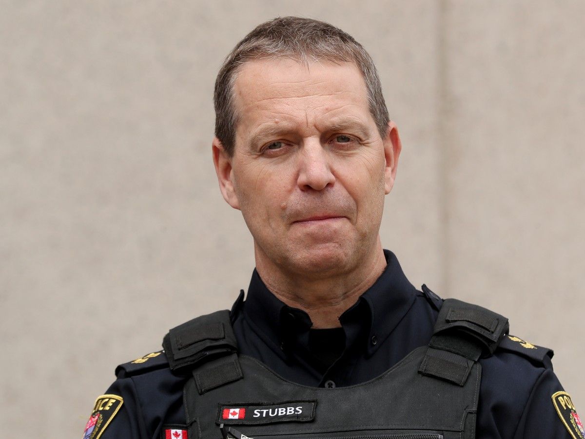  Ottawa police Chief Eric Stubbs said the biggest drop in calls for service have been in substance abuse-related and property-related incidents.