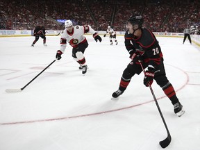 Ottawa Senators Carolina Hurricanes Game 1 NHL playoffs