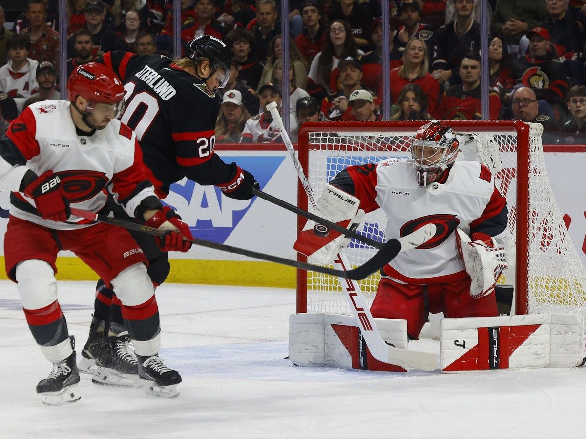 Senators pushed to the brink: Ottawa falls behind 3-0 to Carolina Hurricanes