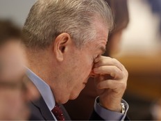 The new head of OC Transpo Rick Leary during a transit meeting at Ottawa City Hall Thursday.