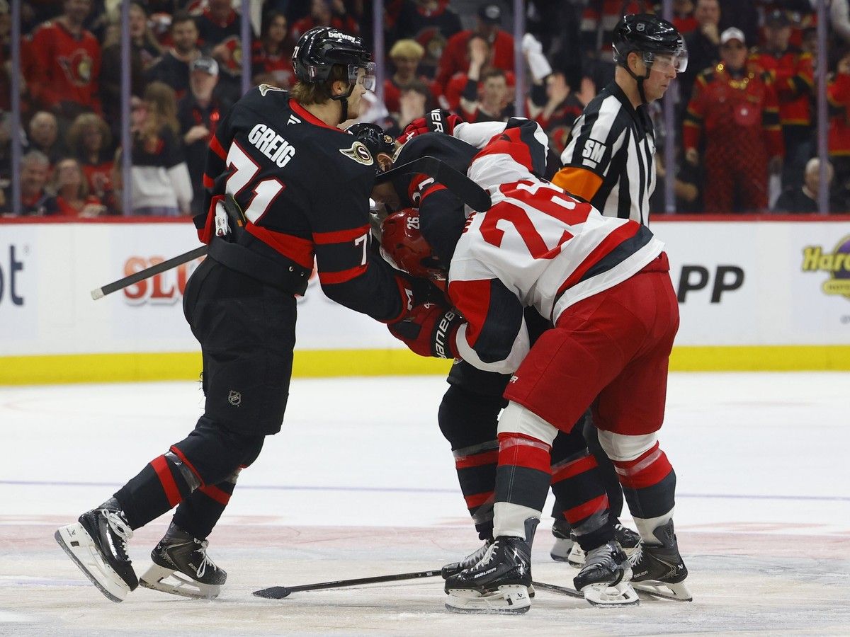 Senators winger Ridly Greig will face the music for 'gutless' sucker punch on Monday