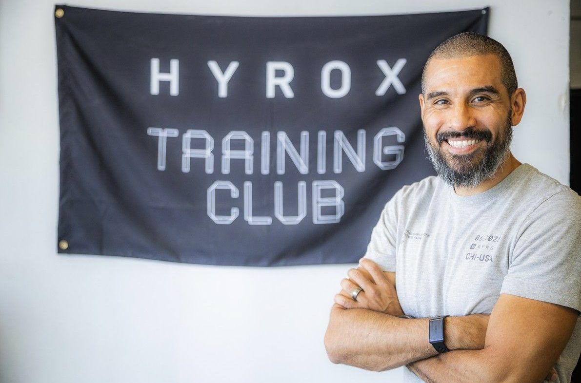  Kenny Caceros, owner of The Strength Collective in Stittsville, showed off the Hyrox training setup at The Hybrid Training Pop-Up in Ottawa&rsquo;s west end on Sunday, May 17, 2026.