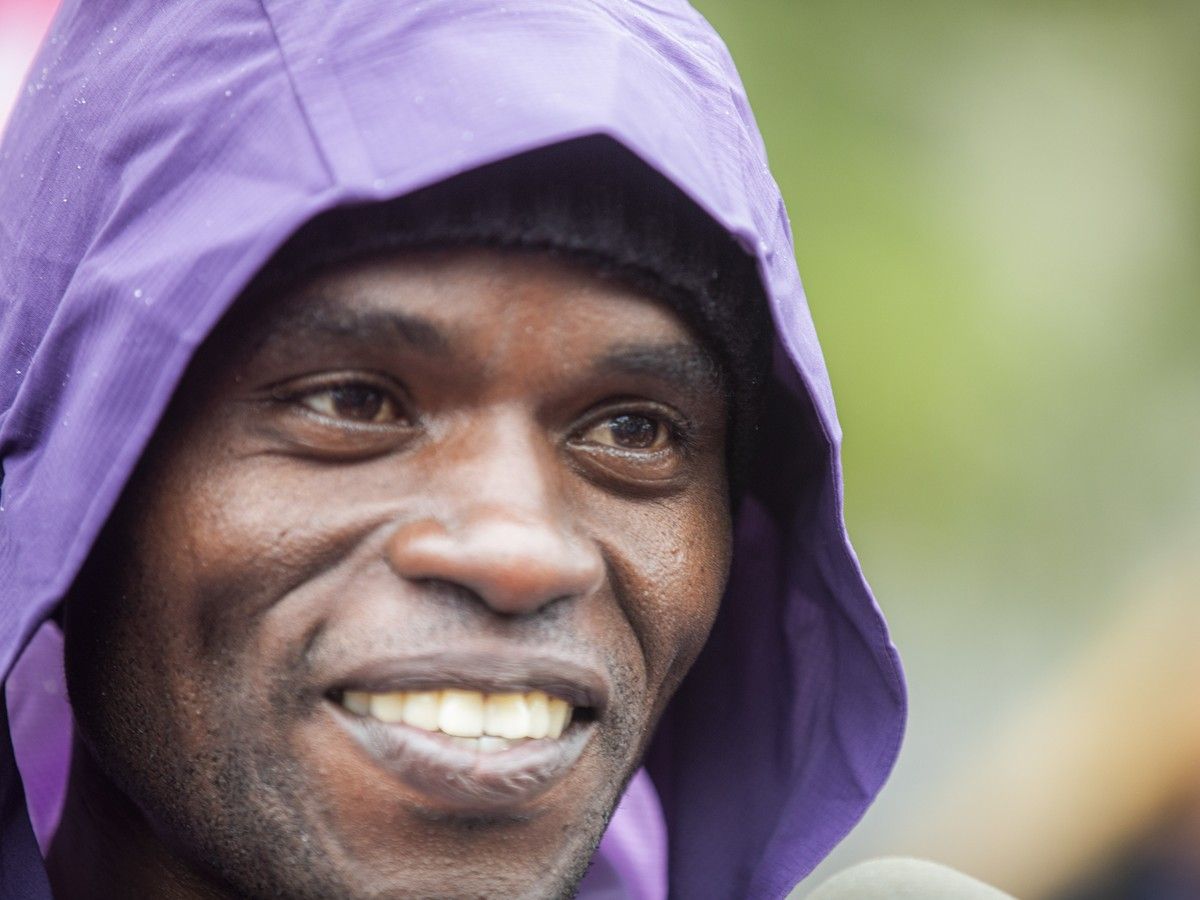  Elvis Cheboi finished the marathon in just over 2:09, winning the Tamarack Homes Ottawa International Marathon.