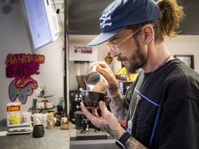 Kyle Ratchford of Ahh!!! Coffee