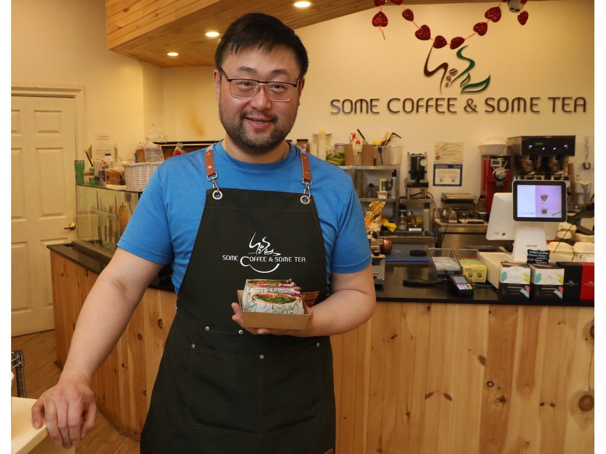  Xiang Xu, owner of Some Coffee & Some Tea.