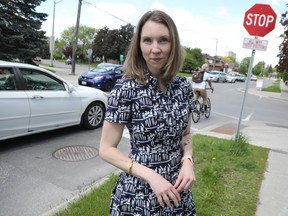 Angela Prescott is the director of the Glabar Park Community Alliance and a former elementary school teacher at D. Roy Kennedy Public School. She says that since the Highway 417 construction began, congestion in the area has been made worse in the area.