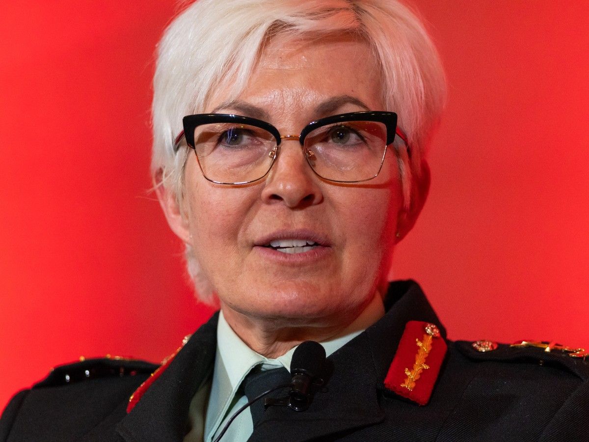 Chief of the Defence Staff Gen. Jennie Carignan is pushing the mobilization plan. Chief of the Defence Staff Gen. Jennie Carignan is pushing the mobilization plan.
