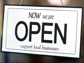 Store open sign