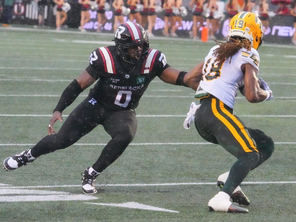 Edmonton Elks wide receiver Joshua Cephus