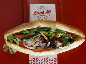 roast pork banh mi