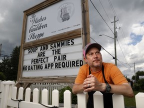 Craig Beaudry poses for a photo in front of his restaurant on Carp Road in Stittsville.