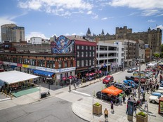 People were out and about in the ByWard Market on a recent weekend afternoon.