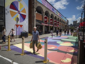 People were out and about in the ByWard Market on a recent weekend.