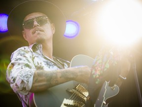 Aspects, a guitarist known for blending blues, soul, hip-hop and jazz, performs during Ottawa Bluesfest at LeBreton Flats on Saturday, July 11, 2026.