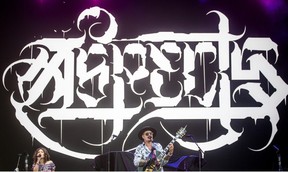 Aspects, a guitarist known for blending blues, soul, hip-hop and jazz, performs with his daughter, Illiyah Rose, during Ottawa Bluesfest at LeBreton Flats on Saturday, July 11, 2026.